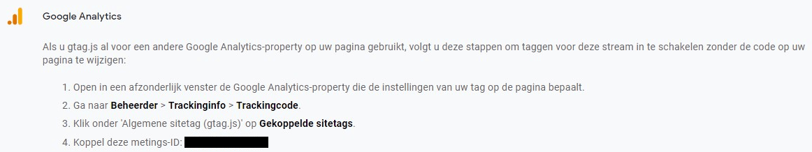 Google Analytics 4 - Algemene sitetag gtag.js koppelen - Inventus Online