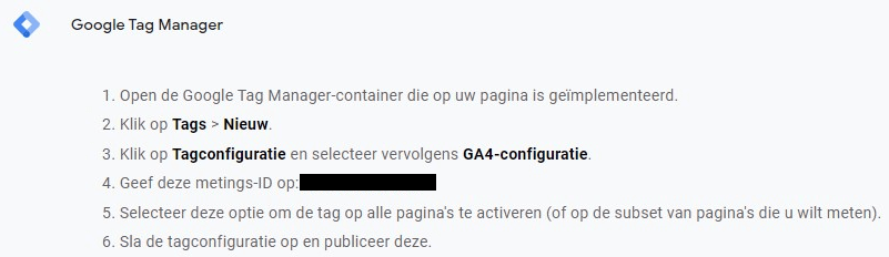 Google Analytics 4 - Google Tag Manager toevoegen - Inventus Online